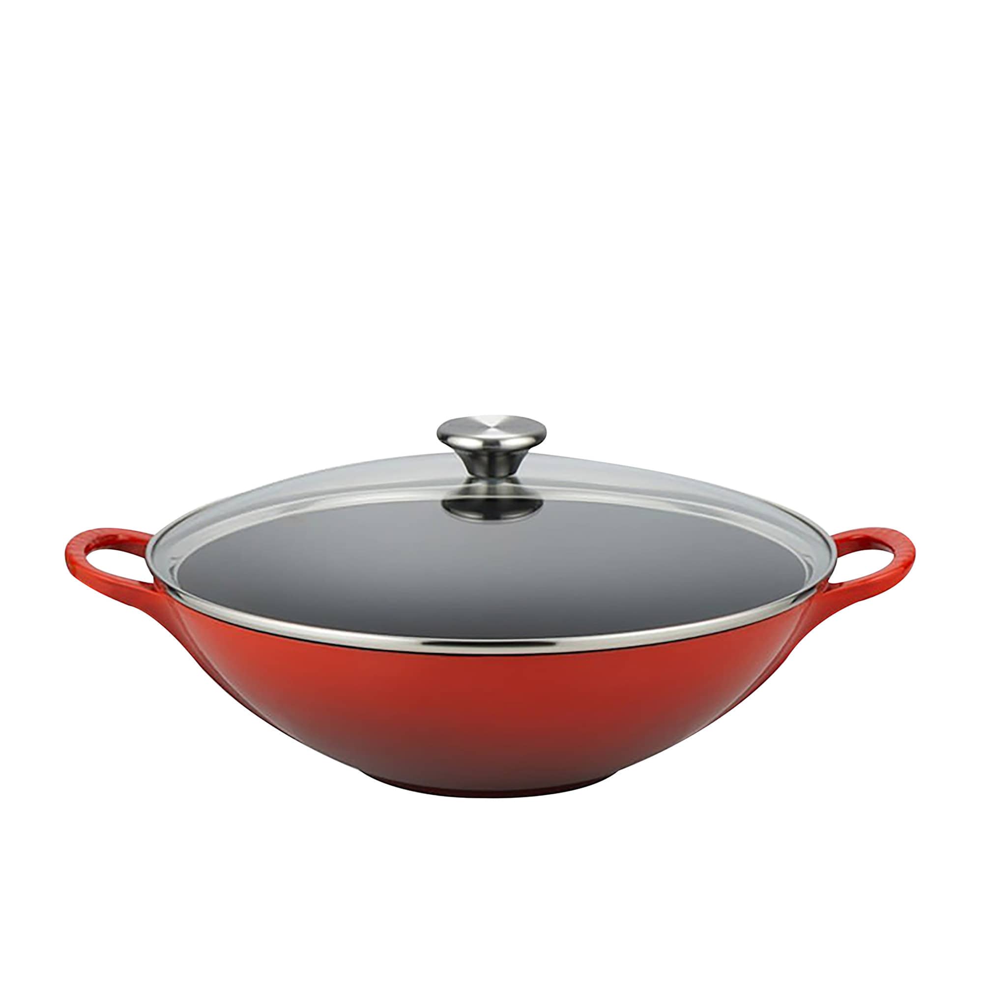 Le Creuset Wok w/ Lid 32cm Satin Black